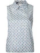 Jil Sander Navy Classic Collar Shirt, Women's, Size: 38, Blue, Cotton