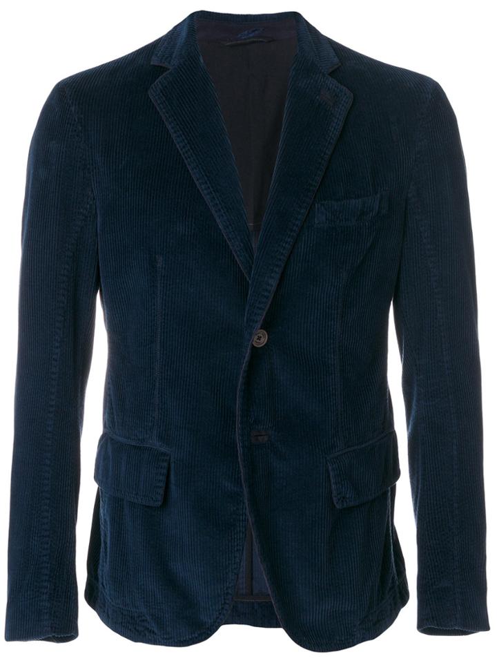 Weber + Weber Corduroy Blazer - Blue