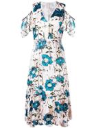 Antonio Marras Cold Shoulder Dress - Nude & Neutrals
