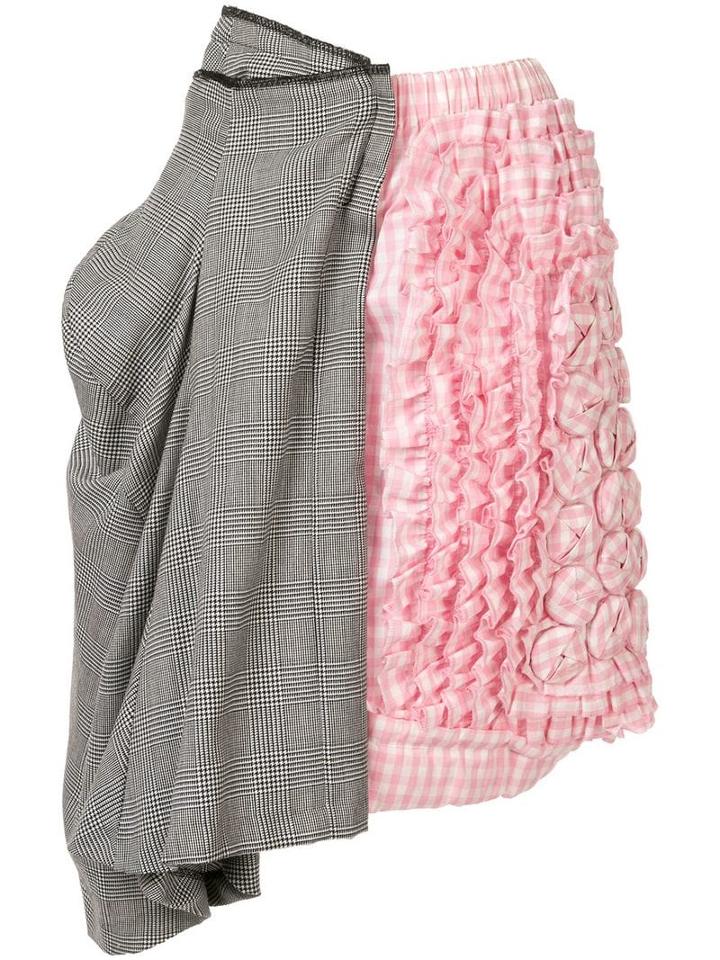 Comme Des Garçons Pre-owned Asymmetric Panelled Mini Skirt - Pink