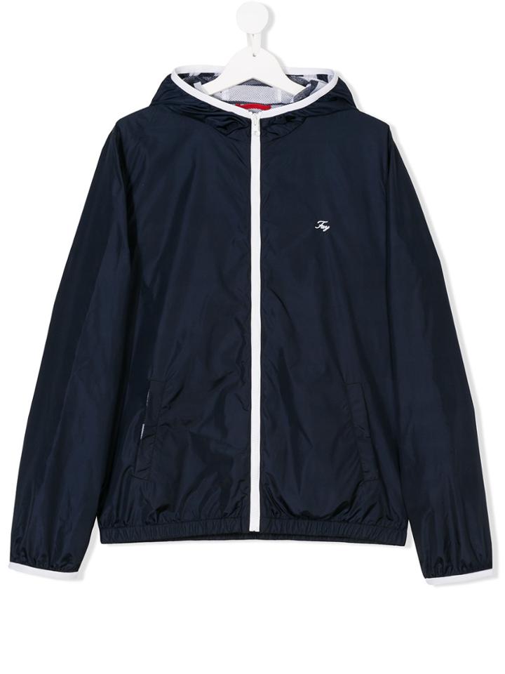 Fay Kids Teen Lightweight Jacket - Blue