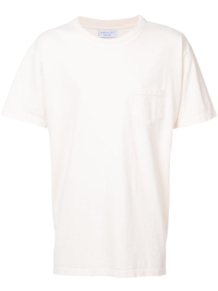 John Elliott - Oversized Pocket T-shirt - Men - Cotton - M, White, Cotton