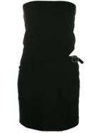 Gucci Pre-owned Strapless Fitted Mini Dress - Black