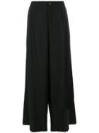 Tufi Duek Suede Flared Trousers - Brown