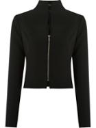 Gloria Coelho Zipped Blazer, Women's, Size: G, Black, Polyester
