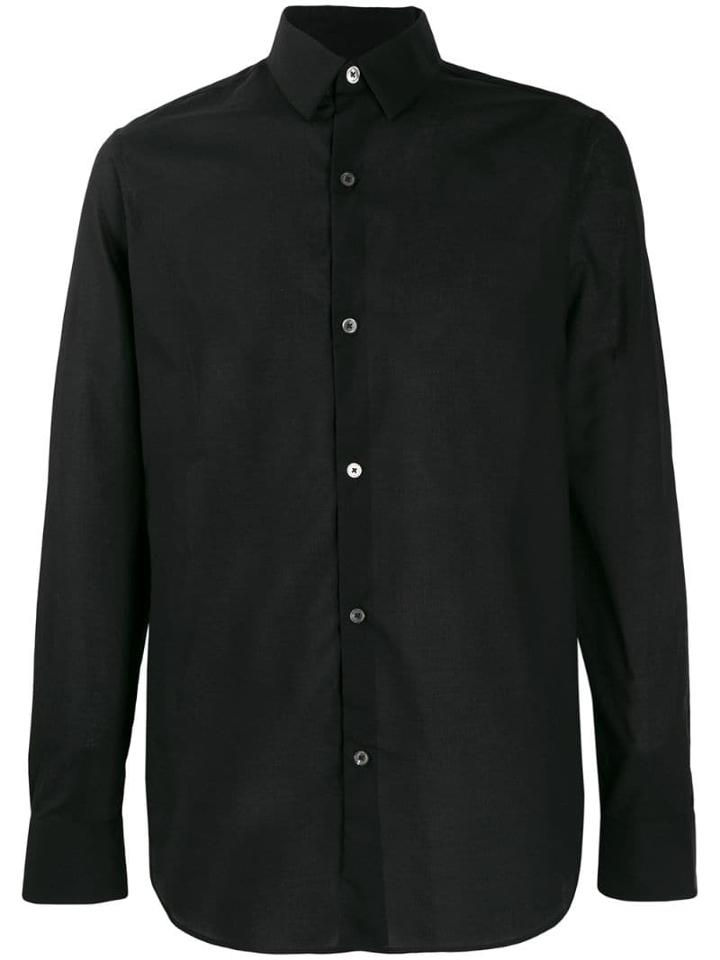 Ann Demeulemeester Classic Collar Shirt - Black