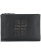Givenchy Embellished Logo Clutch Bag - Black