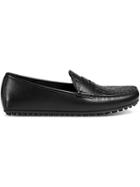 Gucci Gucci Signature Driver Shoes - Black