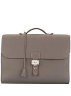 Hermès Vintage Sac A Depeche 38 Briefcase Hand Bag Togo - Brown