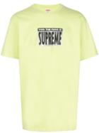 Supreme Print Detail T-shirt - Green