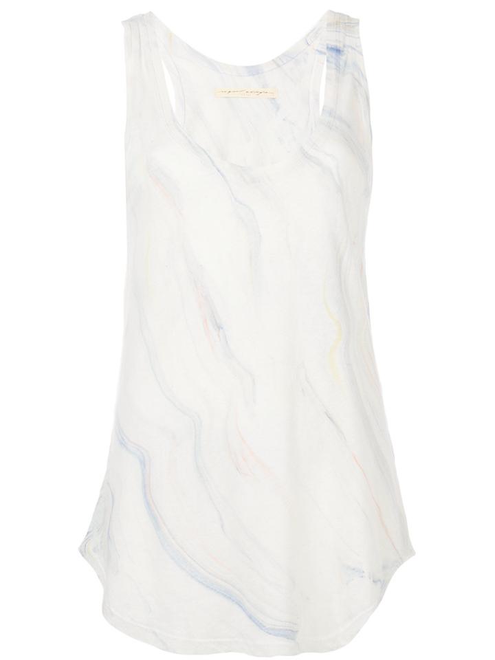 Raquel Allegra Printed Tank Top - Nude & Neutrals