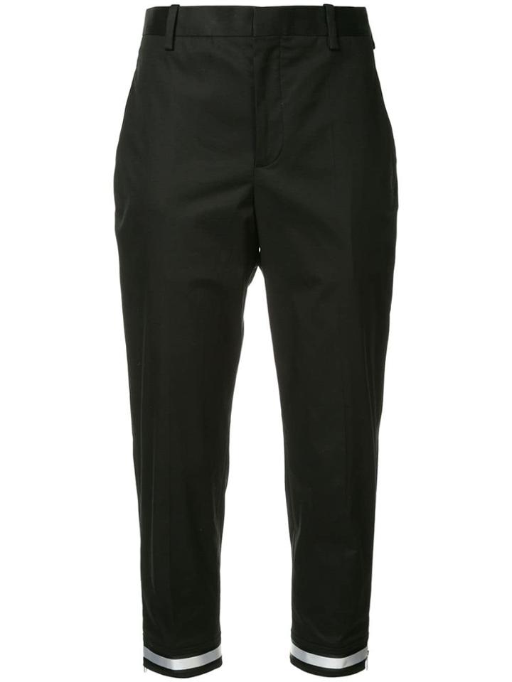 Neil Barrett Cropped Chic Trousers - Black