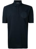 Emporio Armani - Logo Patch Polo Shirt - Men - Cotton - M, Blue, Cotton