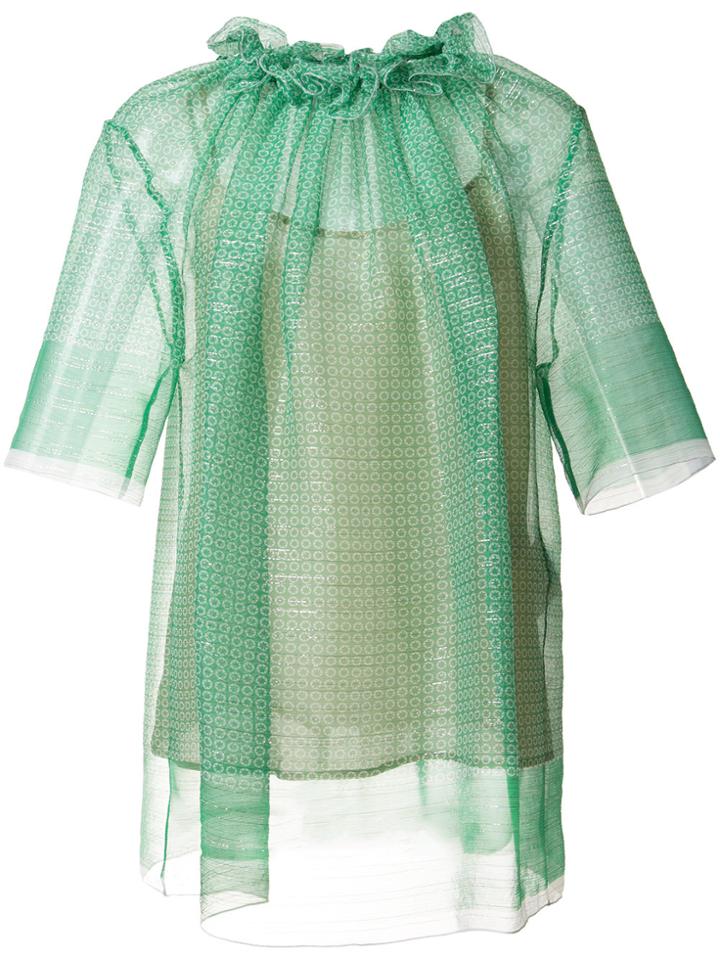 Stella Mccartney Ruched Blouse - Green