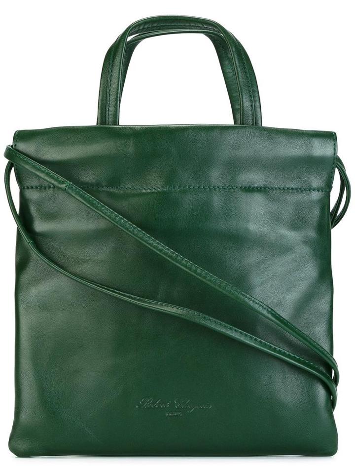 Robert Clergerie Snap Shoulder Bag, Women's, Green