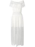 Philosophy Di Lorenzo Serafini Embroidered Tulle Dress - White