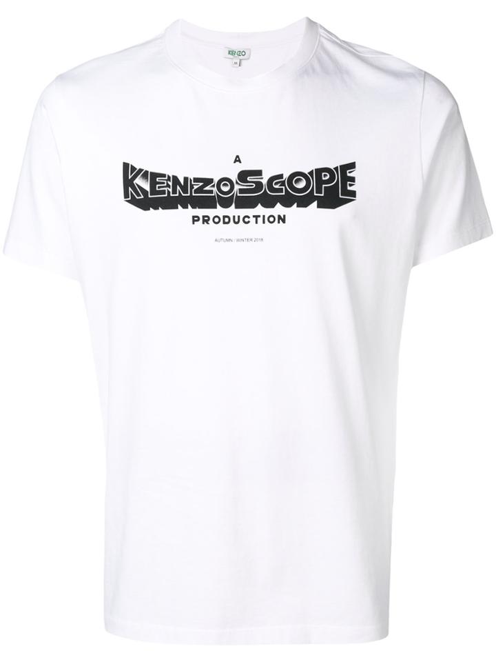 Kenzo Slogan T-shirt - White