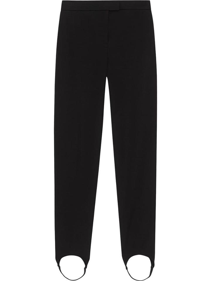Burberry Long Cotton Blend Tailored Jodhpurs - Black