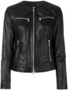 Drome Zip Leather Jacket