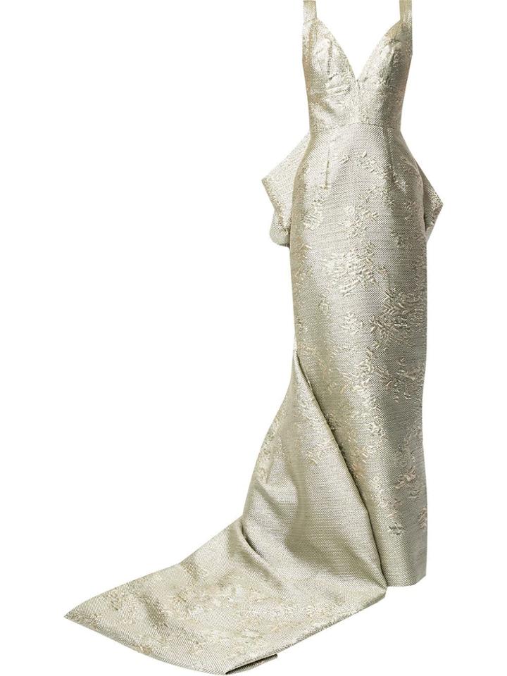 Bambah Columbine Backless Gown - Metallic