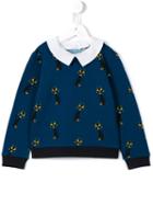 Vivetta Kids 'indivia' Sweatshirt, Toddler Girl's, Size: 4 Yrs, Blue