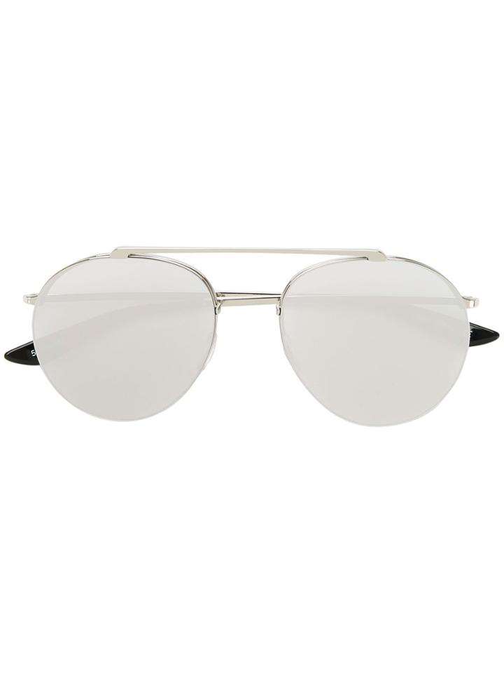 Christian Roth Eyewear Reducer Aviator Sunglasses - Metallic