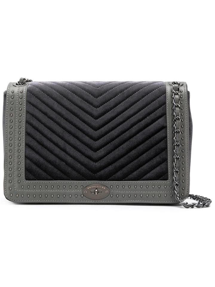Marc Ellis Daphne Two-tone Shoulder Bag - Grey