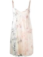 Calvin Klein Printed 'lucinda' Mini Dress - Nude & Neutrals