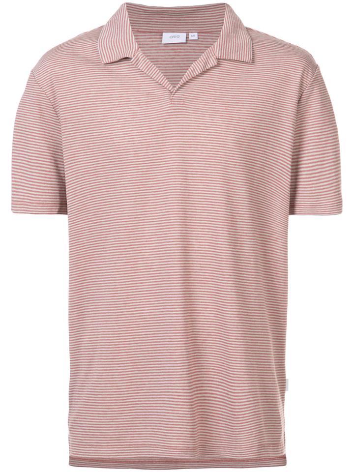 Onia Shaun Polo Shirt - Pink & Purple