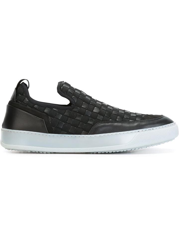 Bruno Bordese Woven Slip-on Sneakers