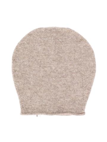 Anja Schwerbrock Teen Fine Knit Beanie Hat - Neutrals