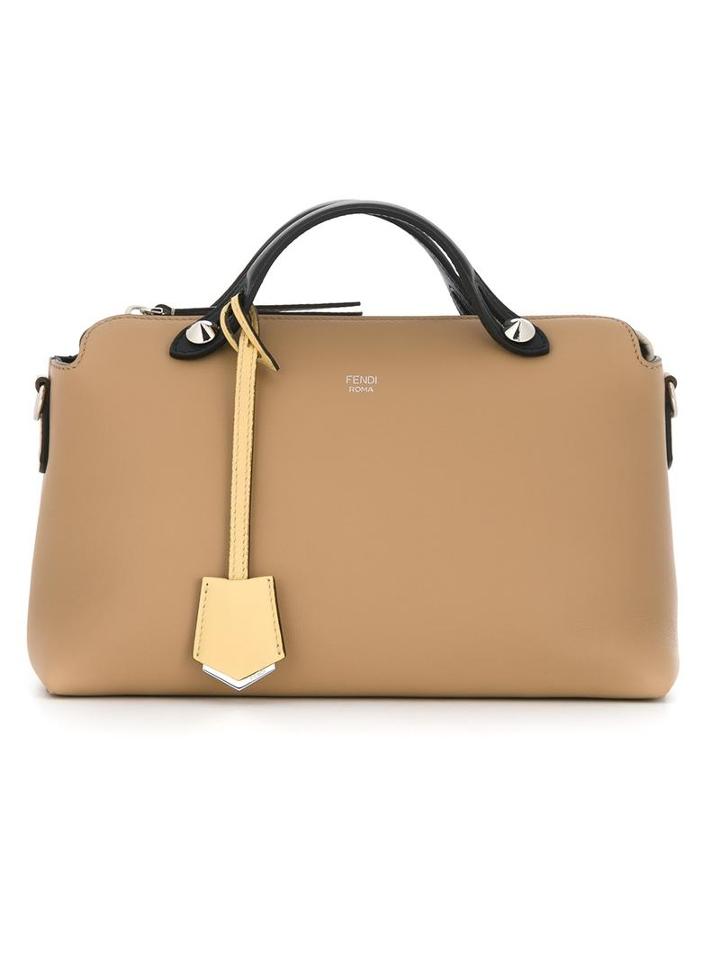 Fendi Bolsa By The Way Média, Women's, Nude/neutrals, Calf Leather