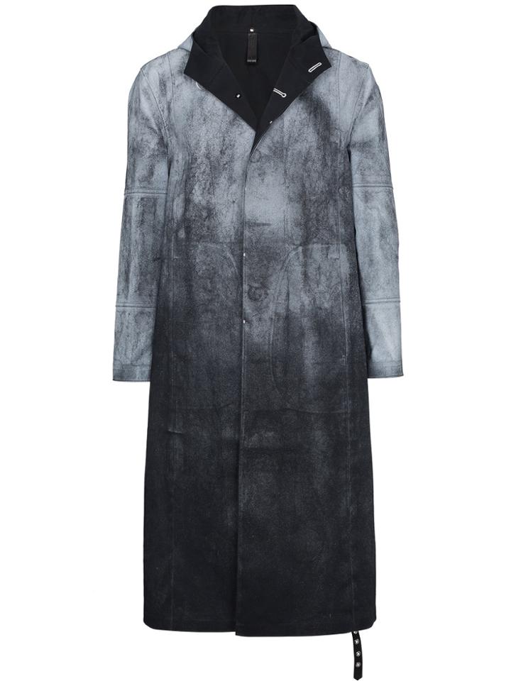 Alyx Suede Hooded Mack - Black