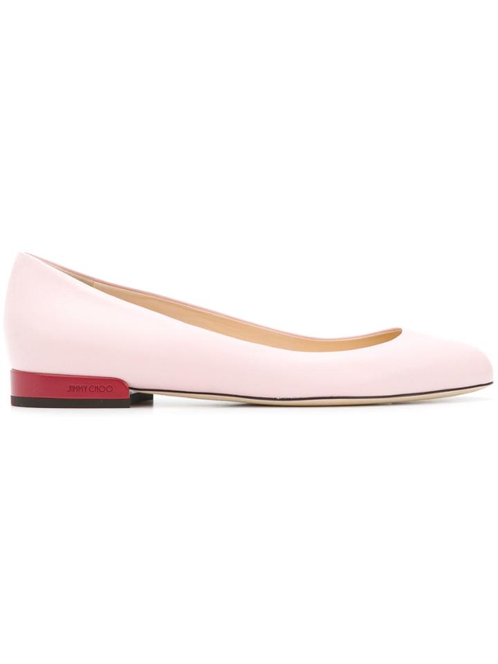 Jimmy Choo Jessie Ballerina Shoes - Pink & Purple