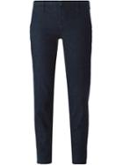 J Brand Straight Leg Cropped Jeans, Women's, Size: 25, Blue, Cotton/polyester/spandex/elastane