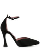 Les Petits Joueurs Crystal Embellished Pumps - Black