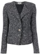 Isabel Marant Étoile - Single Breasted Jacket - Women - Cotton/polyamide/polyester/other Fibers - 44, Grey, Cotton/polyamide/polyester/other Fibers