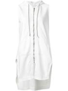 Rick Owens Drkshdw Hooded Sleeveless Sweater