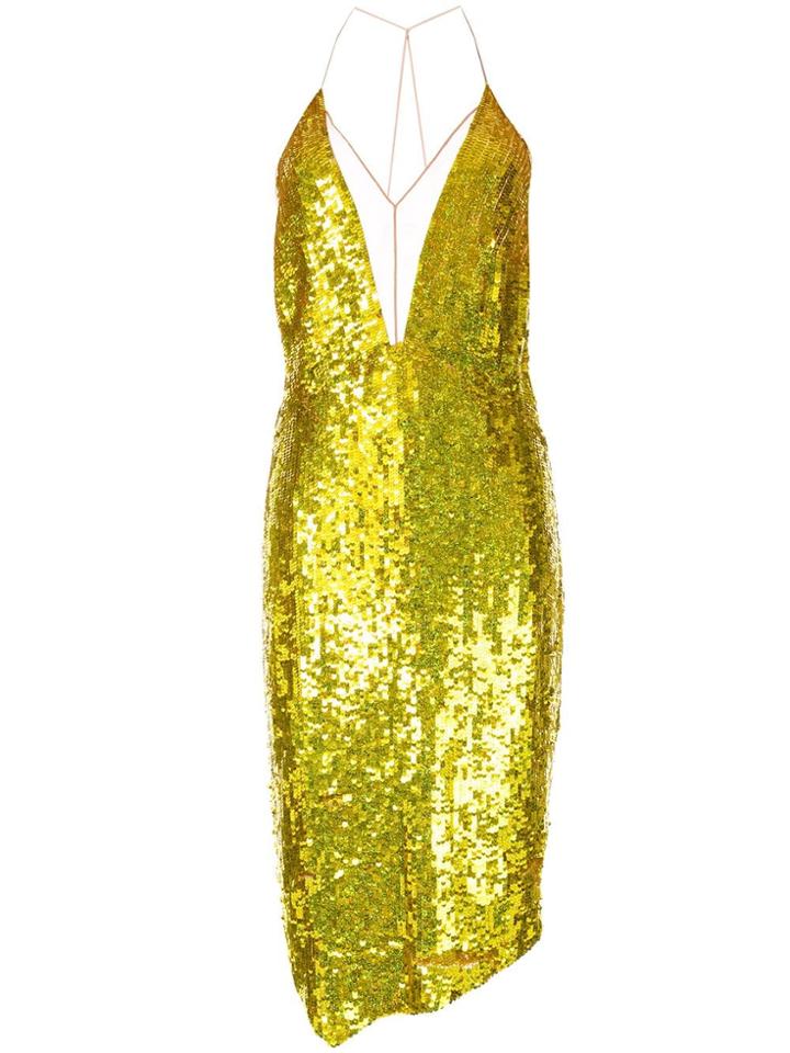 Manning Cartell Rainbow Light Sequined Dress - Gold