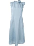 Mm6 Maison Margiela Asymmetric Raw Cut Dress