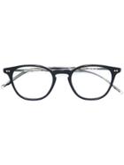 Oliver Peoples Hanks Round Frame Glasses - Black