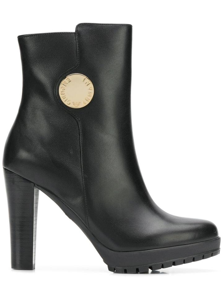 Emporio Armani Platform Boots - Black