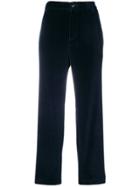 Barena High Waist Straight-leg Trousers - Blue