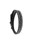 Valentino Vltn Wrap-around Bracelet - Black