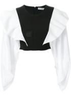 Christopher Esber Salvador Leaflet Cropped Shirt