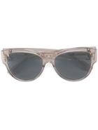 Saint Laurent Eyewear Metallic Bold 2 Sunglasses - Neutrals