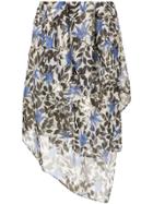 Christian Wijnants Floral Asymmetric Skirt - Multicolour