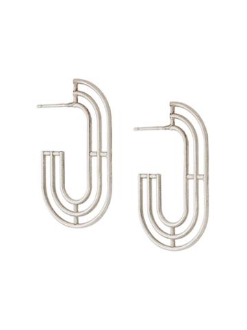 Charlotte Valkeniers Minim Earrings - Silver