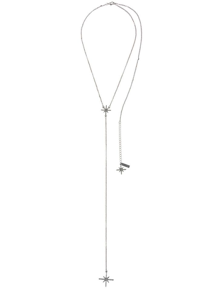 Federica Tosi Long Star Pendant Necklace - Metallic