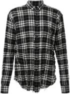 Saint Laurent Signature Oversized Yves Collar Shirt, Men's, Size: 45, Black, Cotton/polyurethane